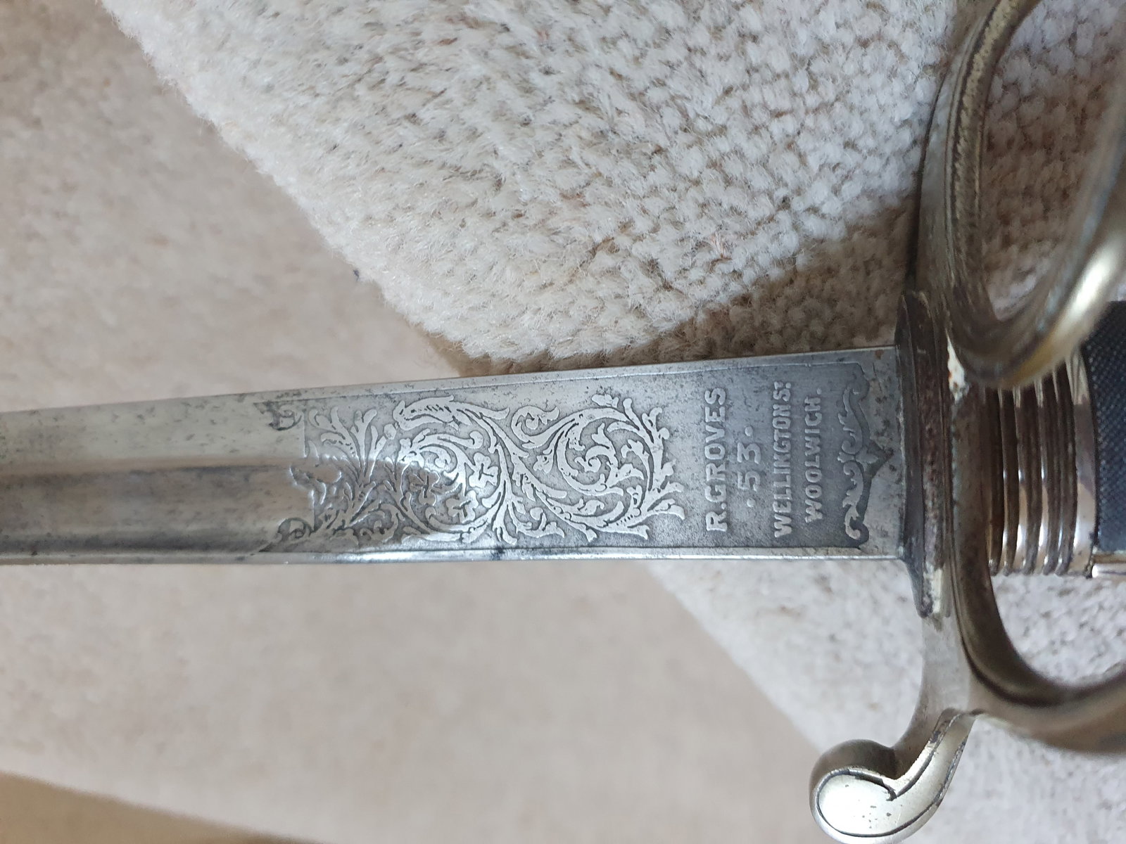 George V Royal Artillery officer sword - 6