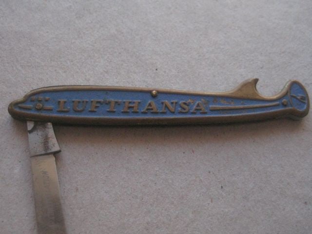 Vintage Lufthansa Folding Penknife, c1940 - 5