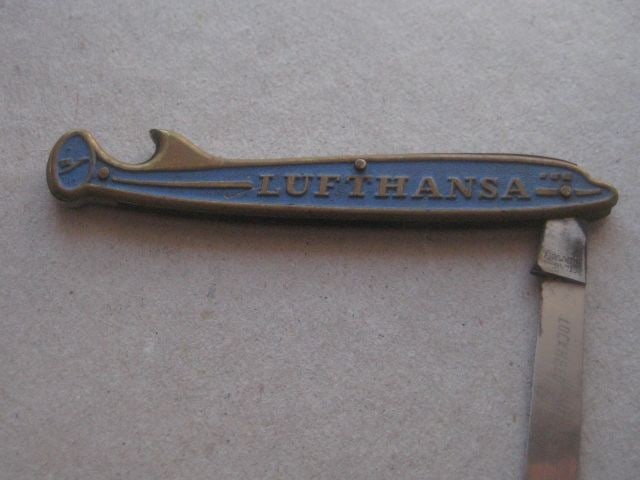Vintage Lufthansa Folding Penknife, c1940 - 6