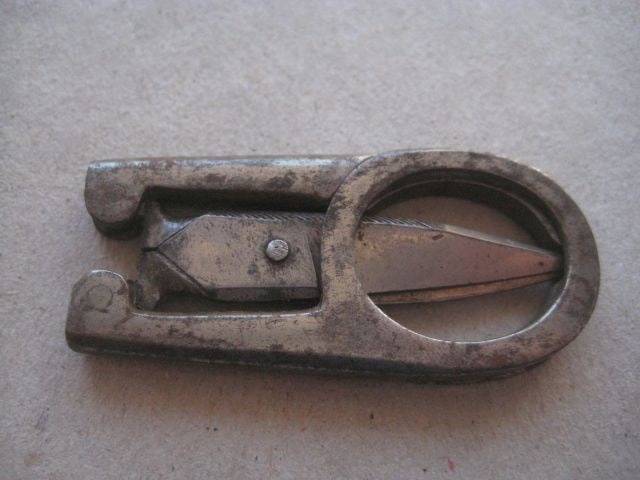 Vintage Folding Steel Scissors - 3