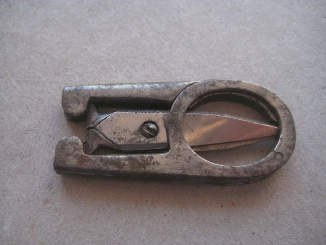 Vintage Folding Steel Scissors - 4