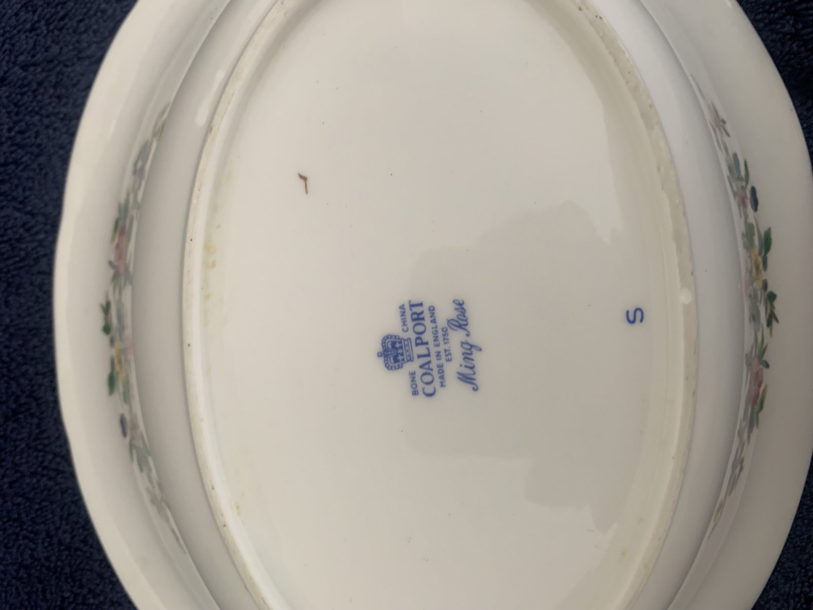 Vintage Coalport Serving Dish, Ming Rose, c1930’s - 3