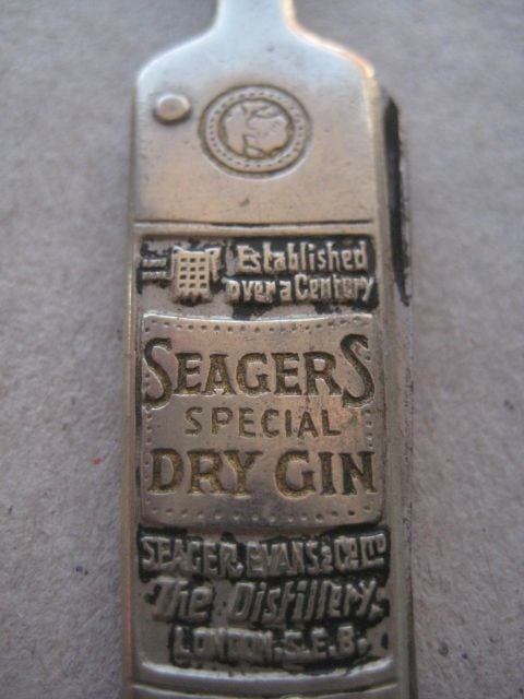 Vintage Seagers Special Dry Gin Advertising Penknife, c1940 - 5