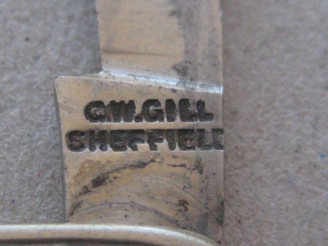 Victorian Silver-Plated Hafted Twin Steel Bladed Folding Fruit Knife, c1900 - 3