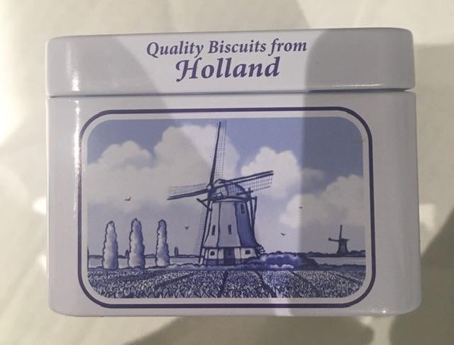 Two Dutch Tins, Folk Art and Utility Scenes, One Circular and One Retangular - 10