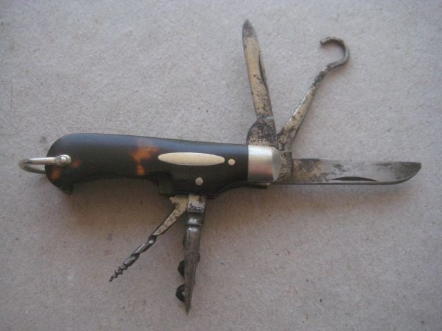 Antique Multibladed Penknife, c1900 - 5