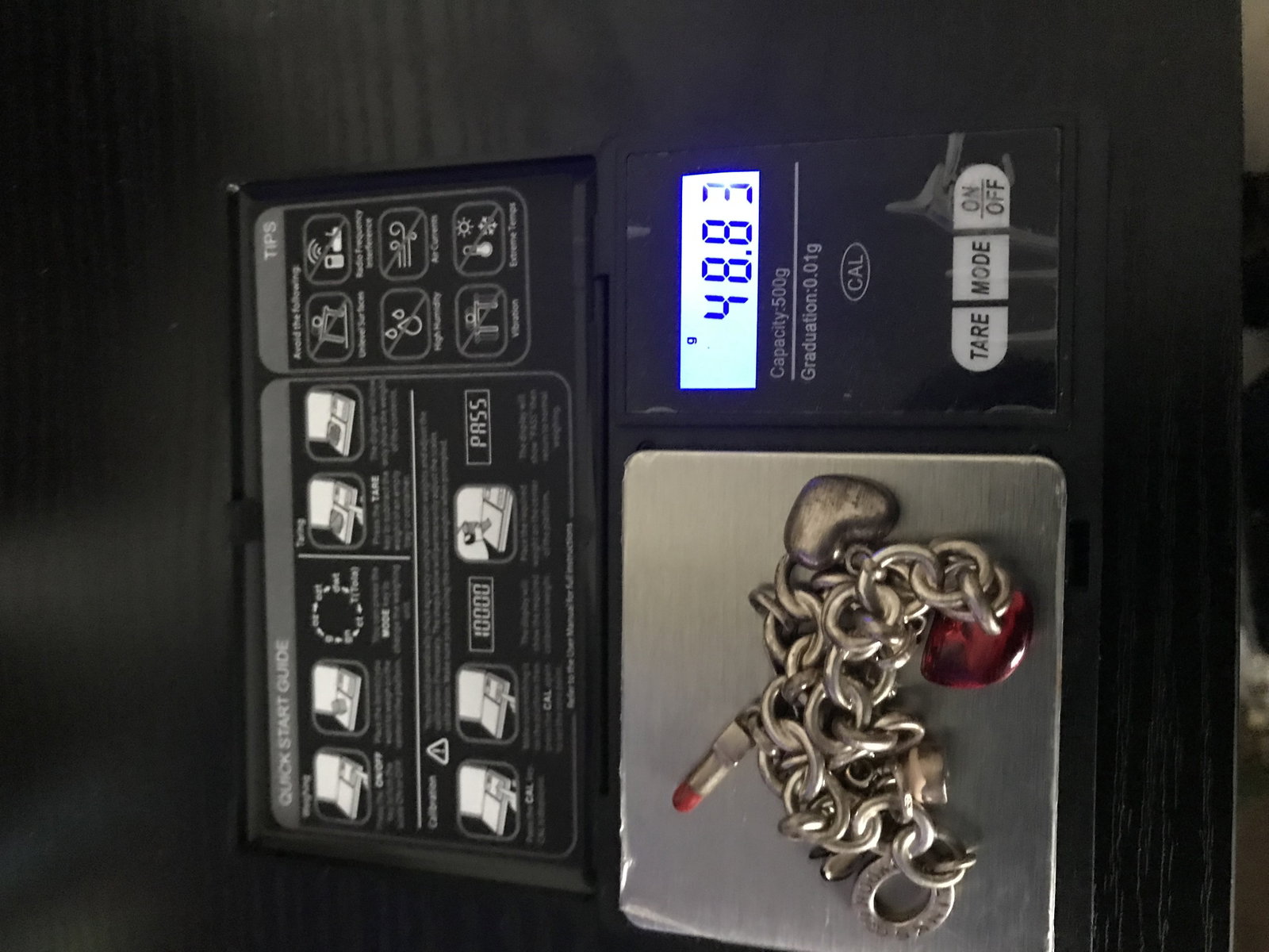 Heavy Sterling Silver 925 Charm Bracelet With Charms: Title: Heavy Sterling Silver 925 Charm Bracelet With Charms Description: Heavy sterling silver charm bracelet with charms. 20cm length approx. Condition: Used Delivery option: Delivery