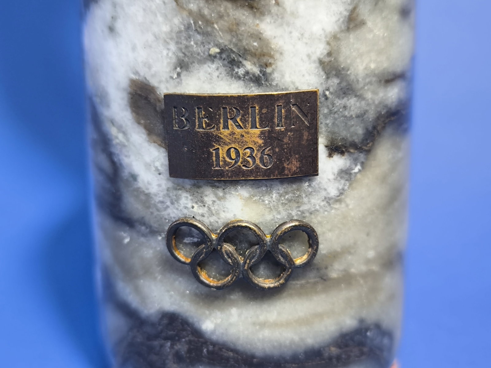 Original Ultra Rare Olympic 1936 VIP Gift Sculpture Silver Man Arno Breker - 3
