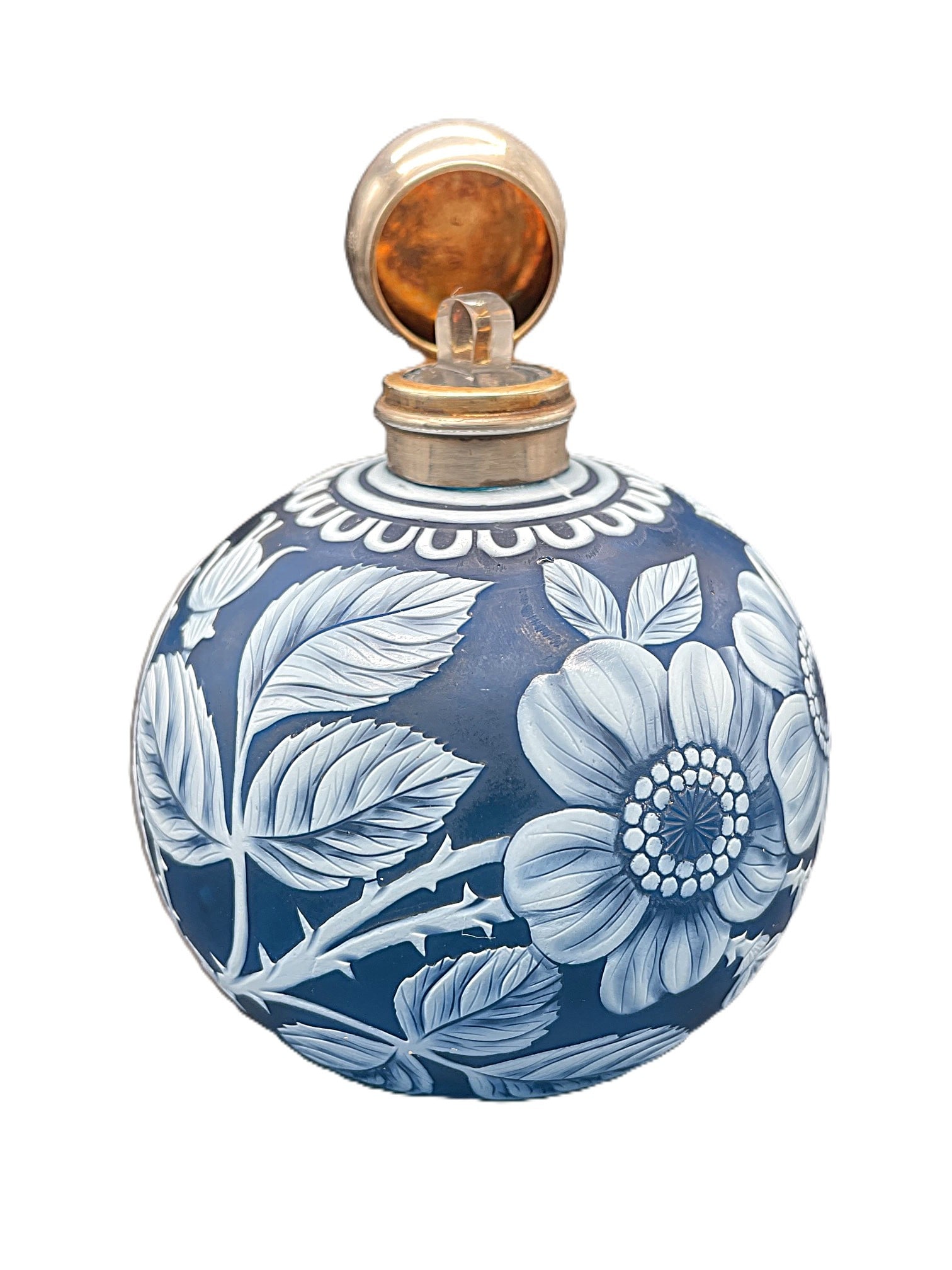 Thomas Webb Cameo Glass Scent Bottle - 2