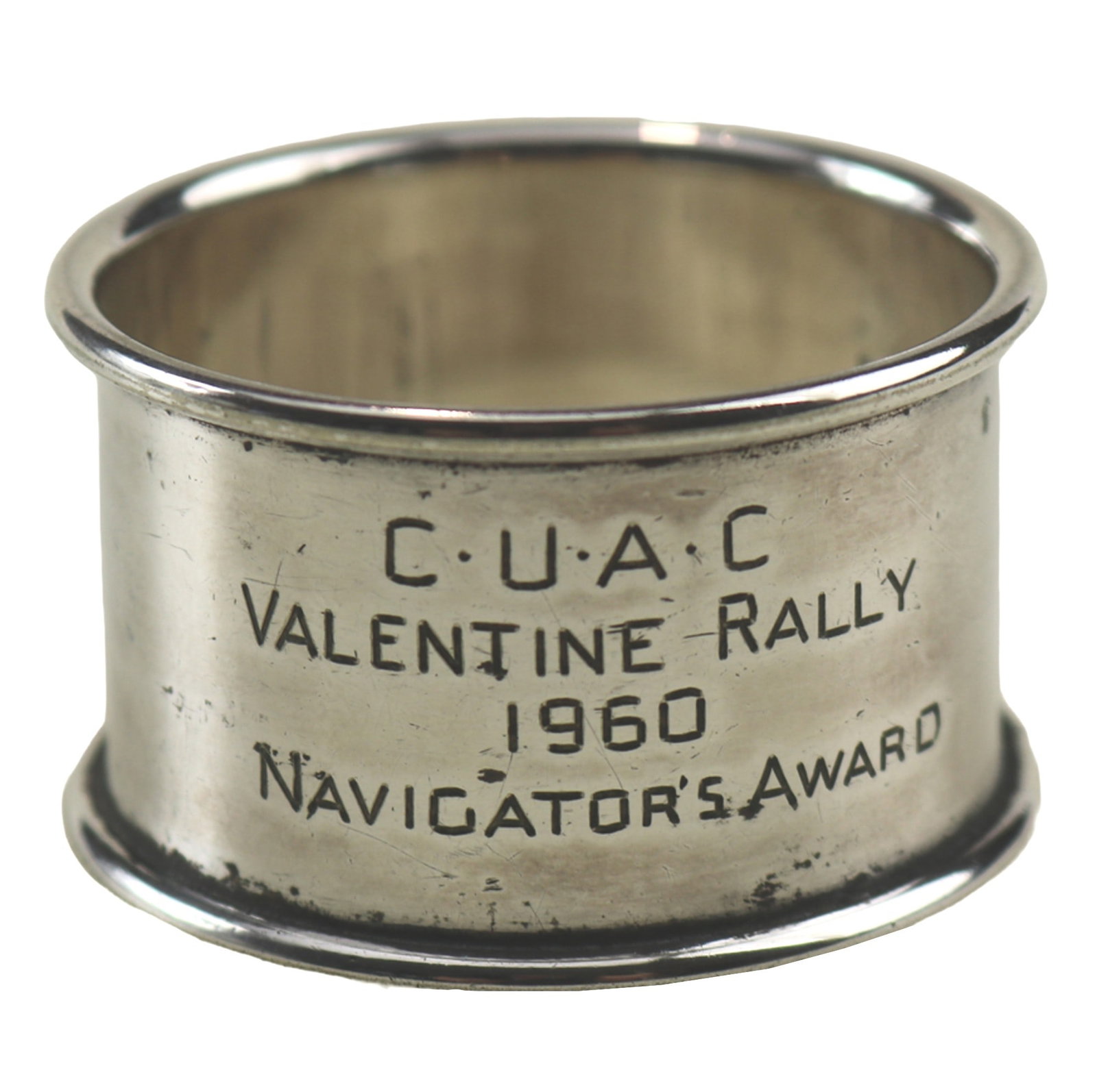 An unusual mid-century Sporting Valentine's Car Rally Navigators Award C.1960 (1 of 3)