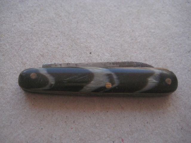 Vintage Black Hafted Miniature Penknife, c1940 - 5