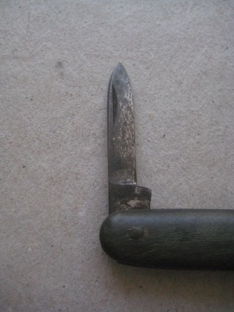 Antique French Horn Hafted Twin Steel Bladed Penknife, c1900 - 6