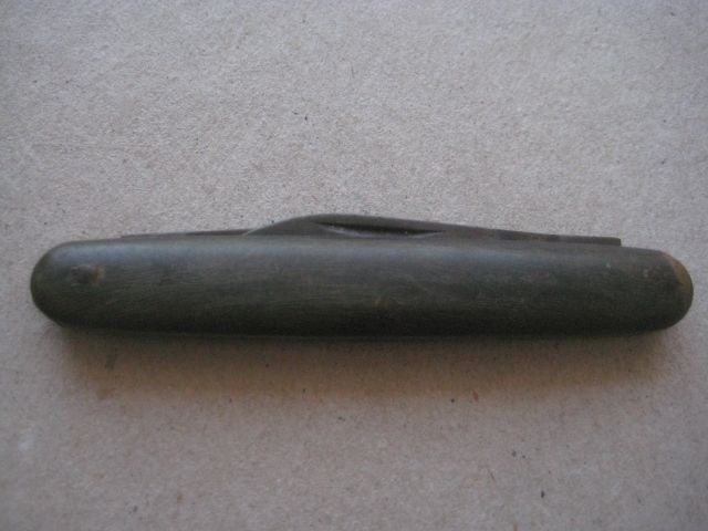 Antique French Horn Hafted Twin Steel Bladed Penknife, c1900 - 7