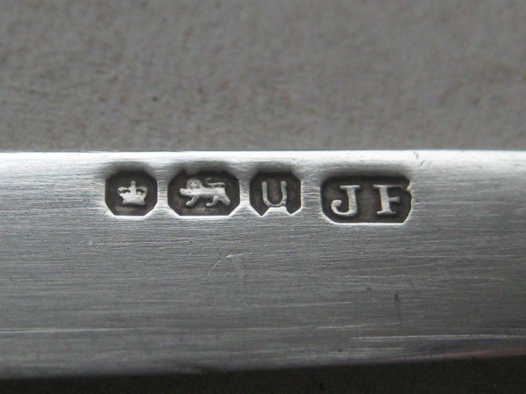 Victorian Mother of Pearl Hafted Silver Bladed Folding Fruit Knife - 5