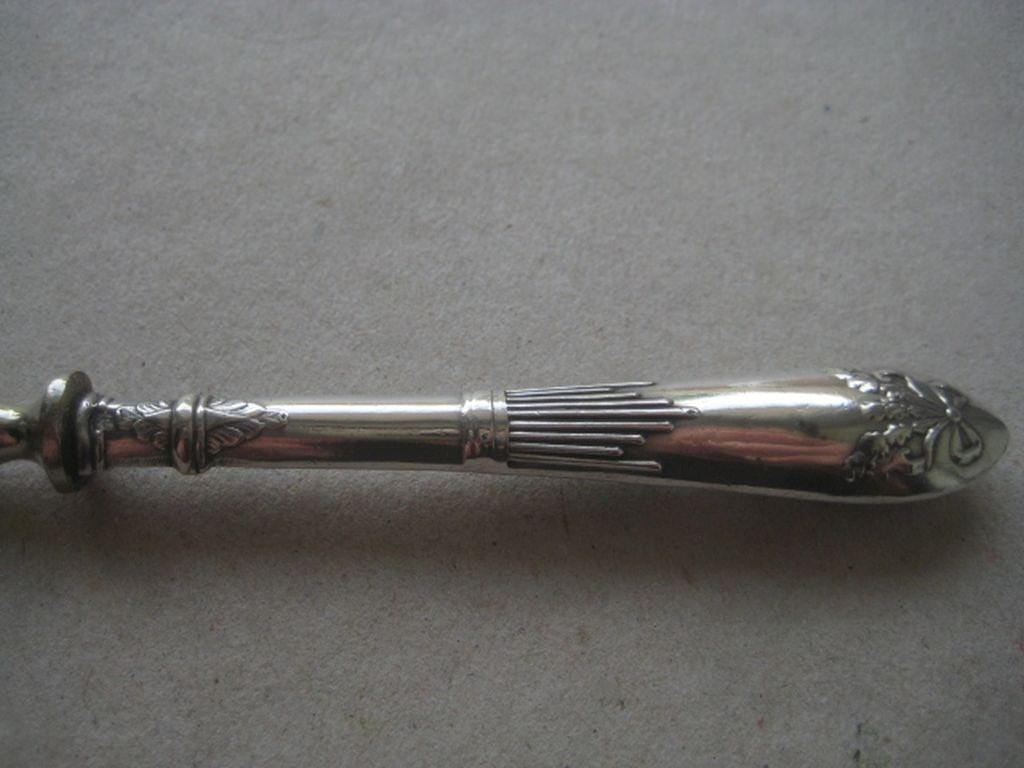 Antique Russian Silver Hafted Fork - 4
