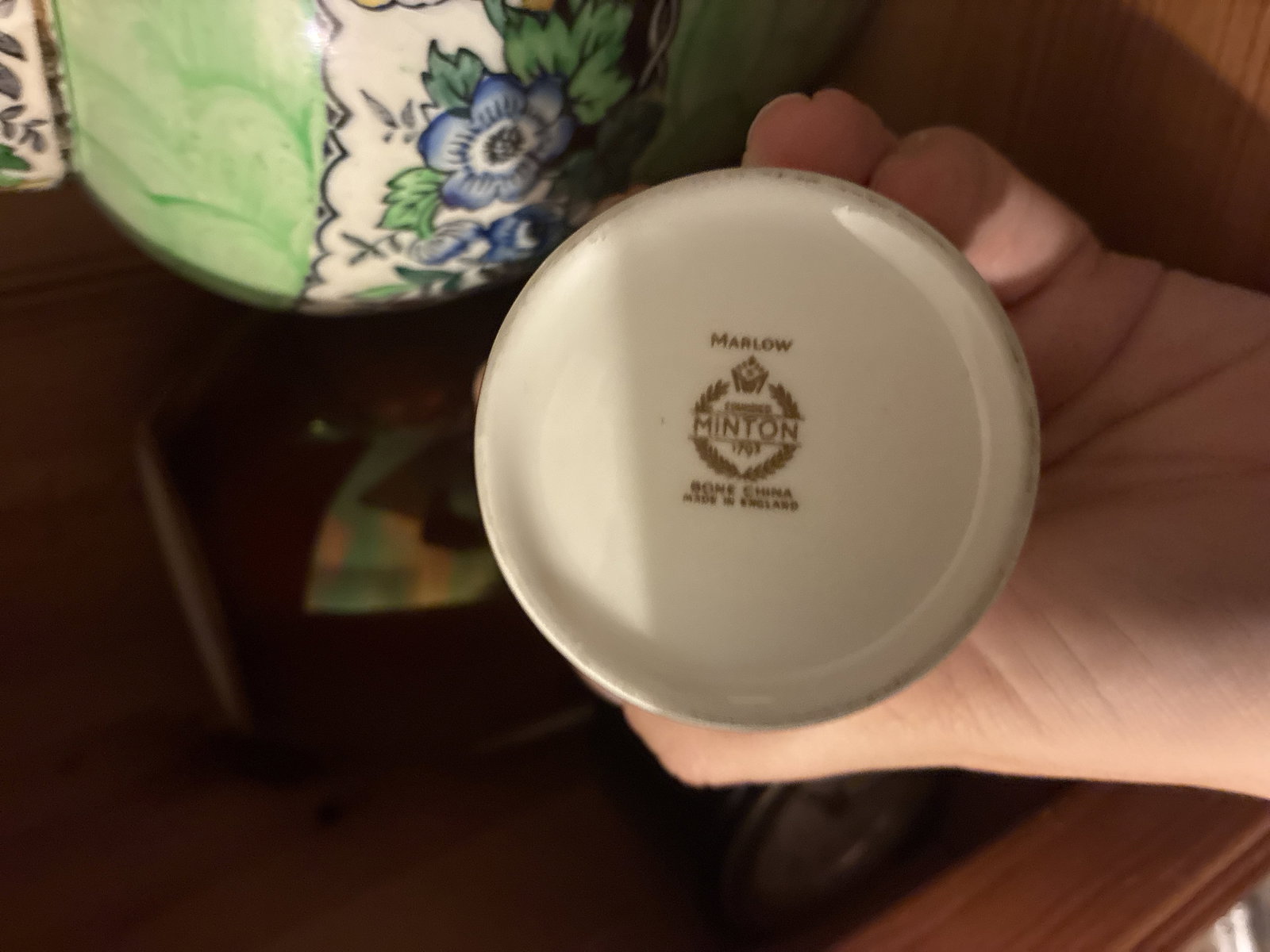 Small Minton sugar pot - 3