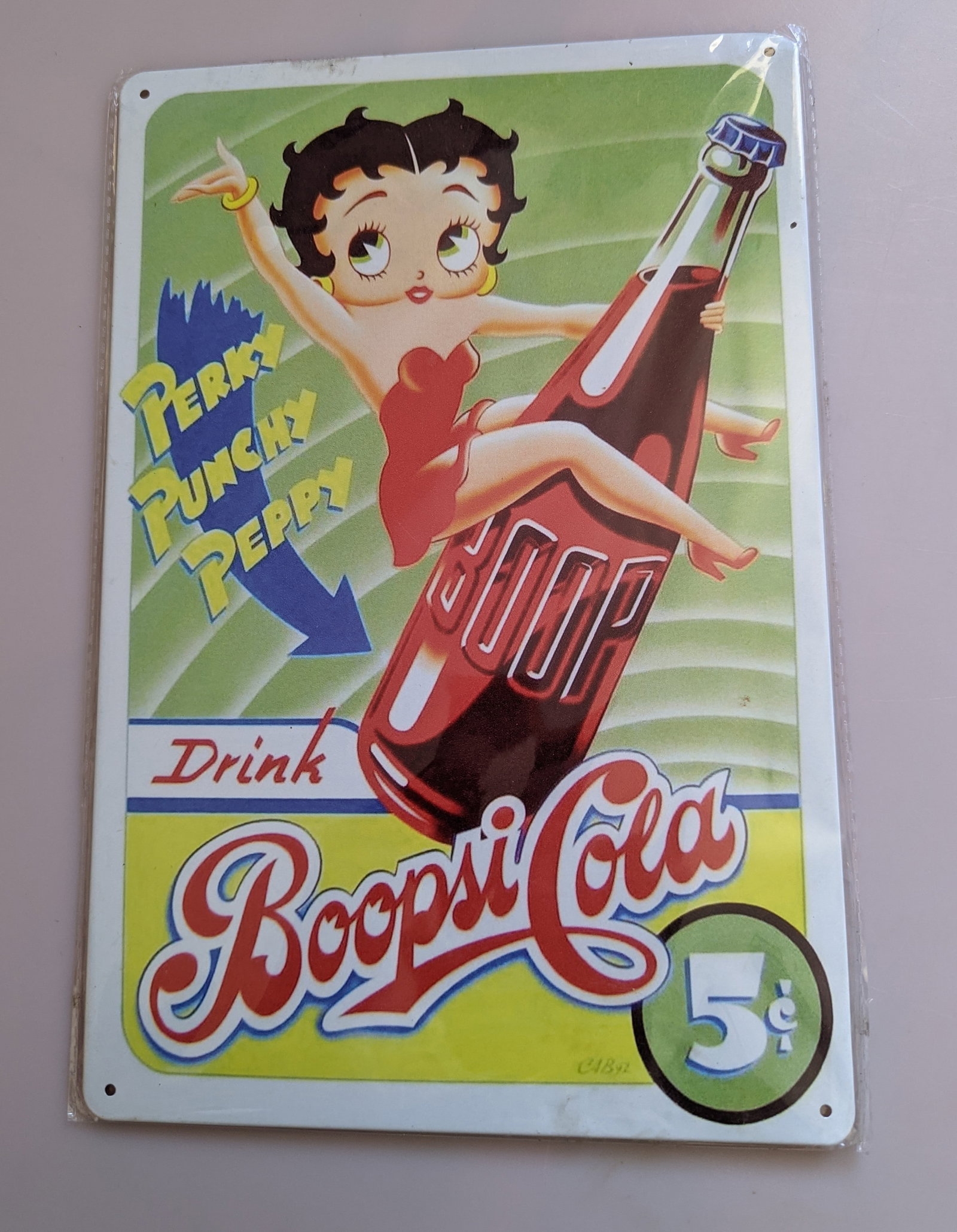 Betty Boop "Boopsi Cola" Retro Metal Sign – Vintage Style Wall Art Man Cave Bar Decor: Title: Betty Boop "Boopsi Cola" Retro Metal Sign – Vintage Style Wall Art Man Cave Bar Decor Description: Betty Boop "Drink Boopsi Cola" Retro Metal Tin Wall Sign A fantastic