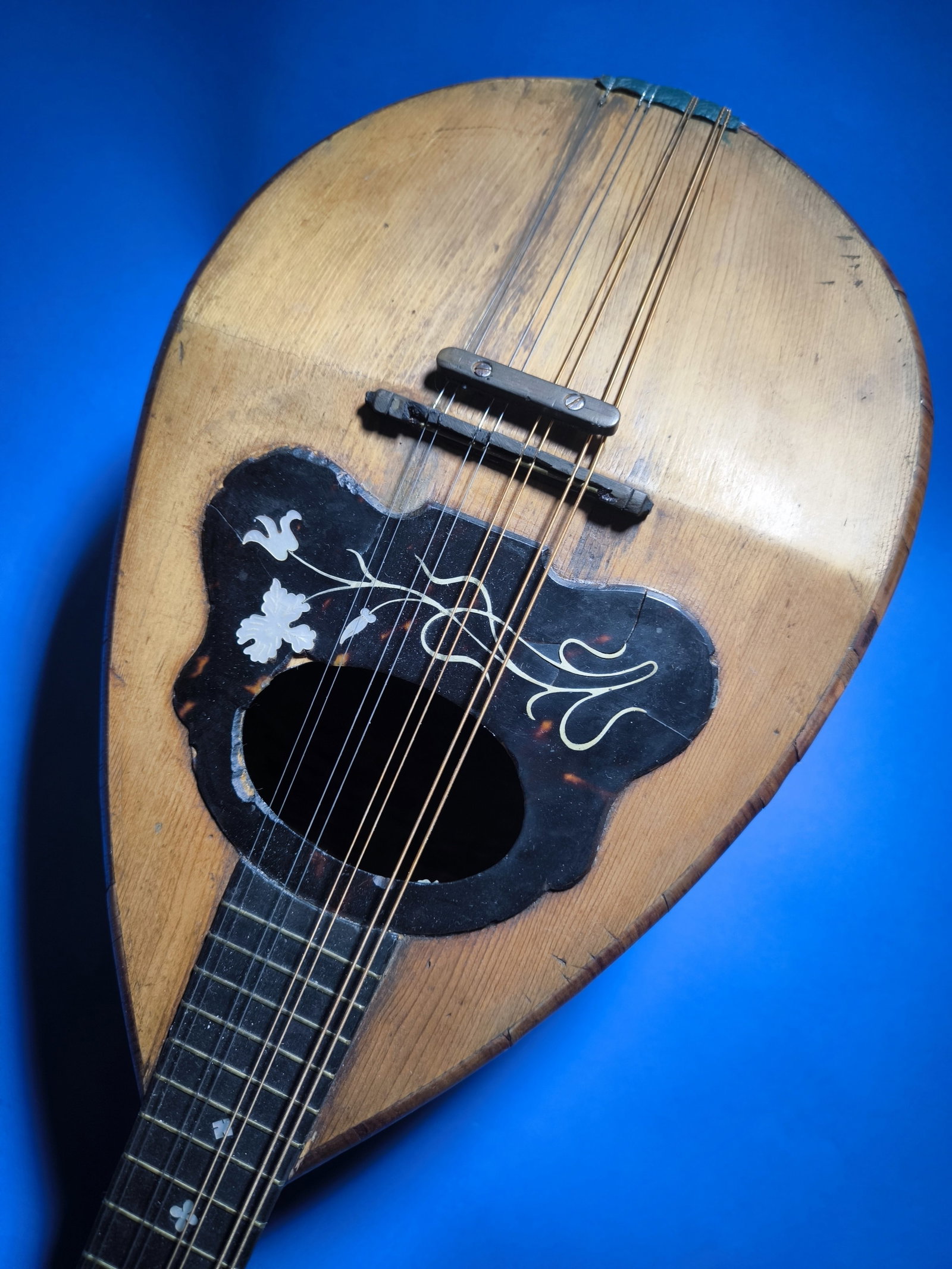 Antique Rare Mandoline Mandolin L. Romito & Carbone 1905 with Gold Medal - 2