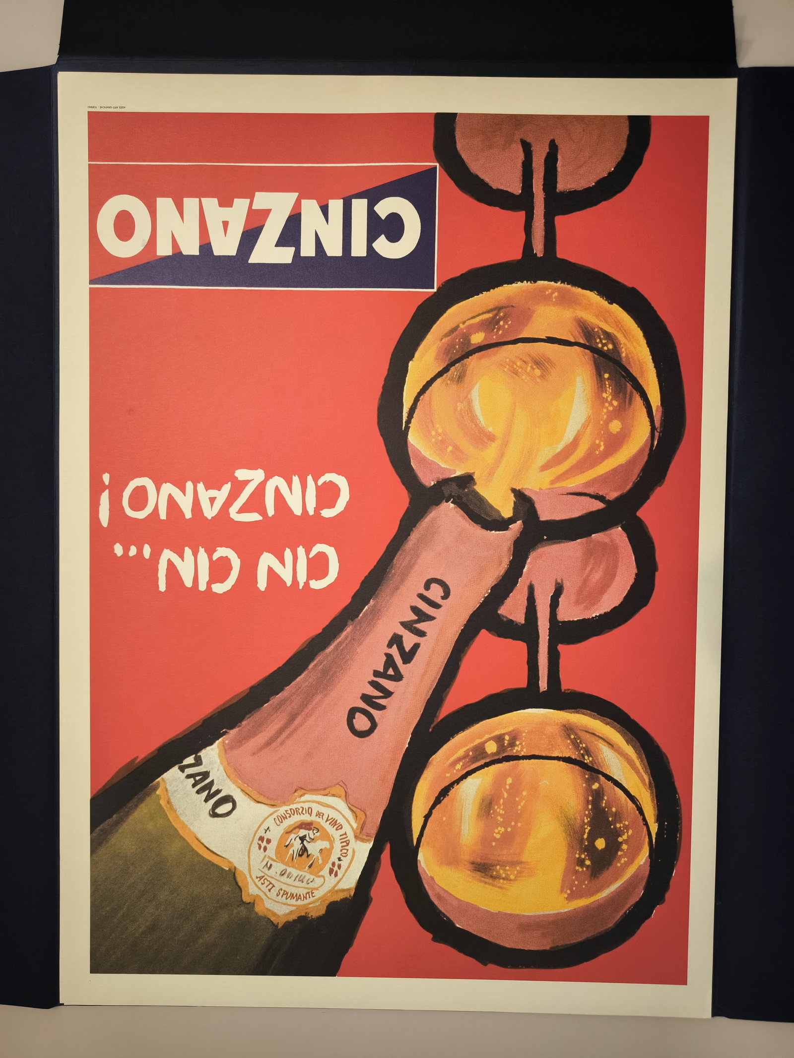 Vintage Cinzano Album Advertisement 4 Poster Manifest - 3