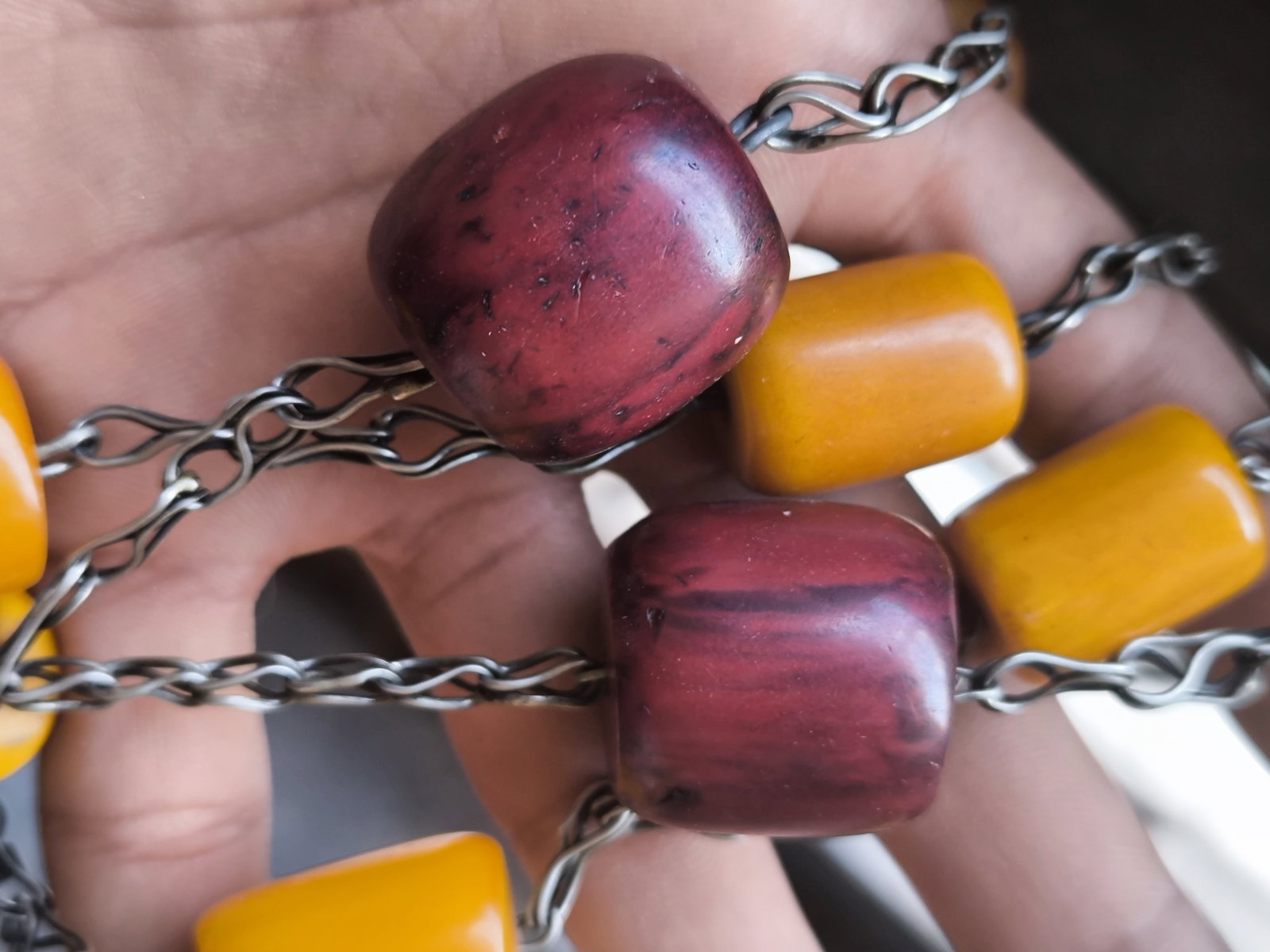 Important Ottoman Turkish Islamic Faturan Bakelite Necklace - 12