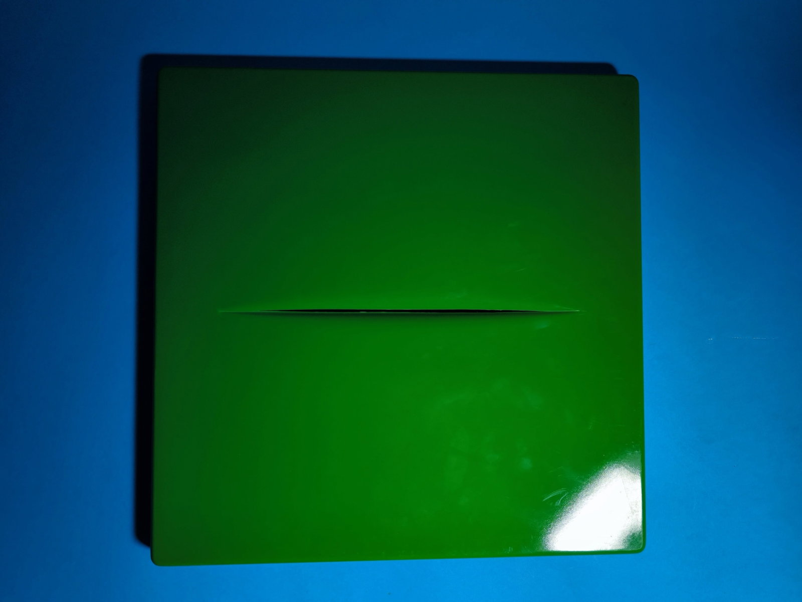 After Galley Copy Lucio Fontana Plastic art Signed - 3