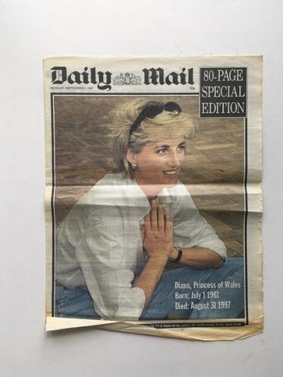 Princess Diana (1997) Memorabilia, Complete National & Local Newspapers 1997 - 10