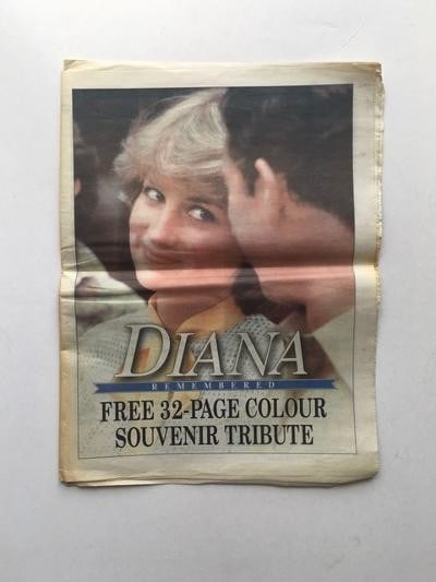 Princess Diana (1997) Memorabilia, Complete National & Local Newspapers 1997 - 3