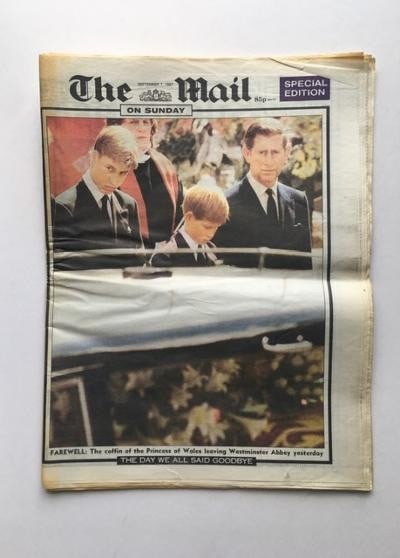 Princess Diana (1997) Memorabilia, Complete National & Local Newspapers 1997 - 8