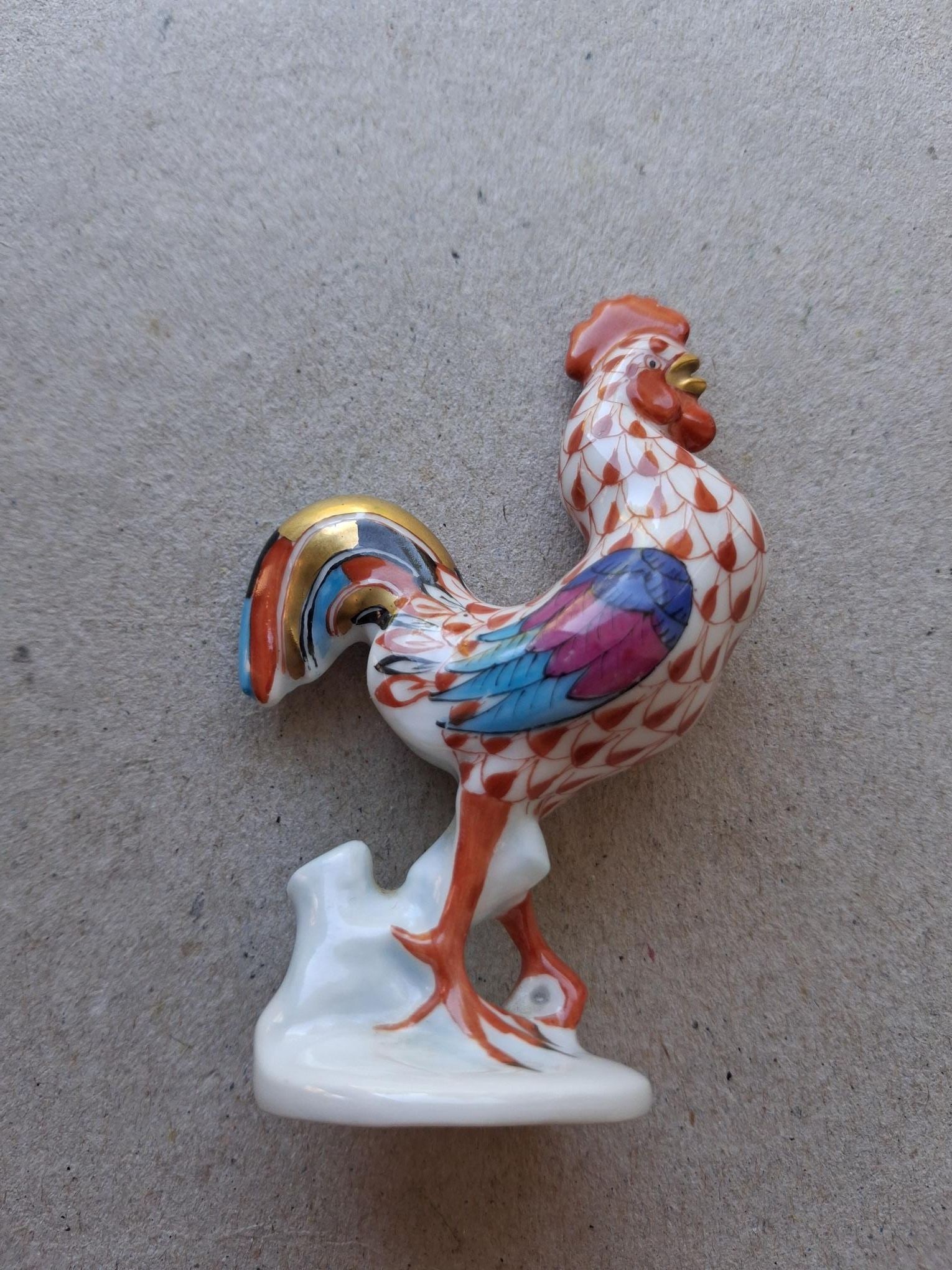 Vintage Herend Figure of a Cockerel - 2