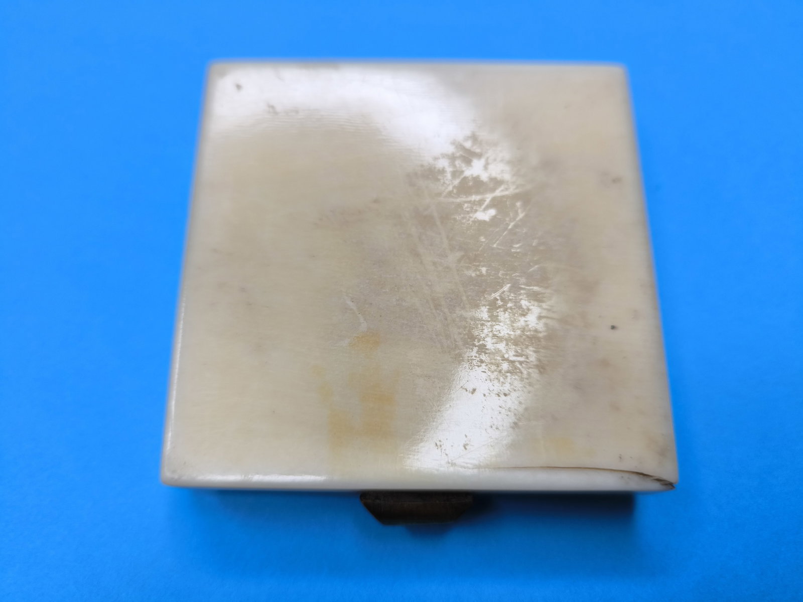 Antique Japanese Meiji Box Carved Bone - 3