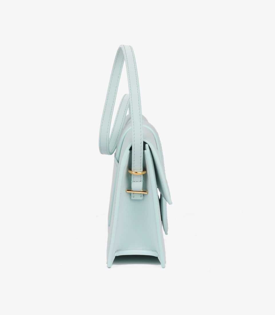 Jacquemus Pale Blue Smooth Calfskin Leather Le Bambino Long - 5