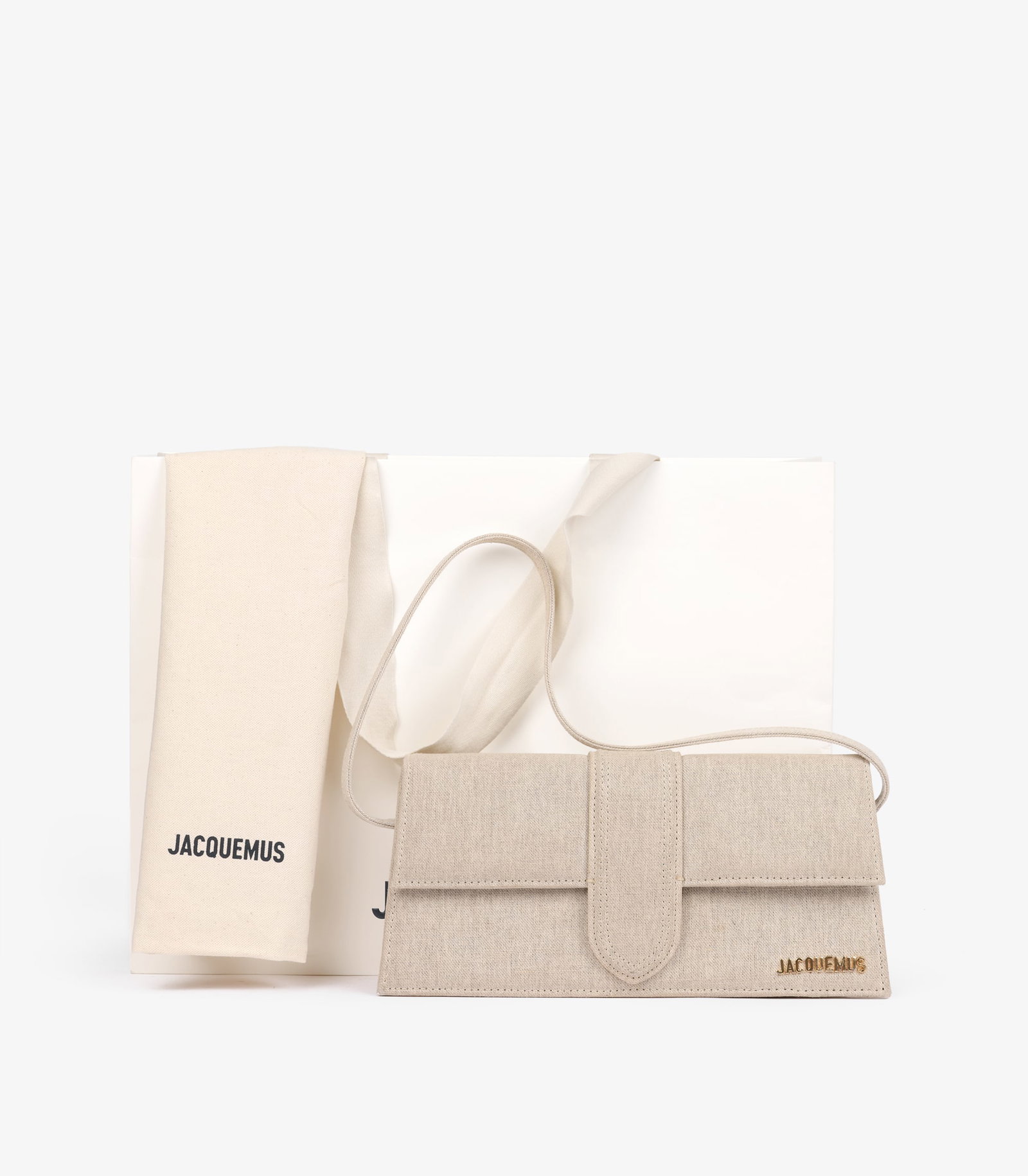 Jacquemus Beige Linen Le Bambino Long - 10