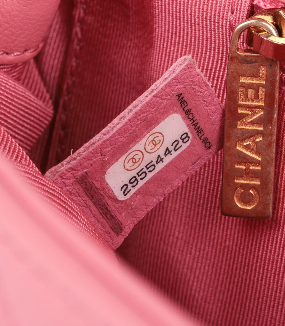 Chanel Pink Quilted Lambskin A Real Catch Classic Flap Bag - 11