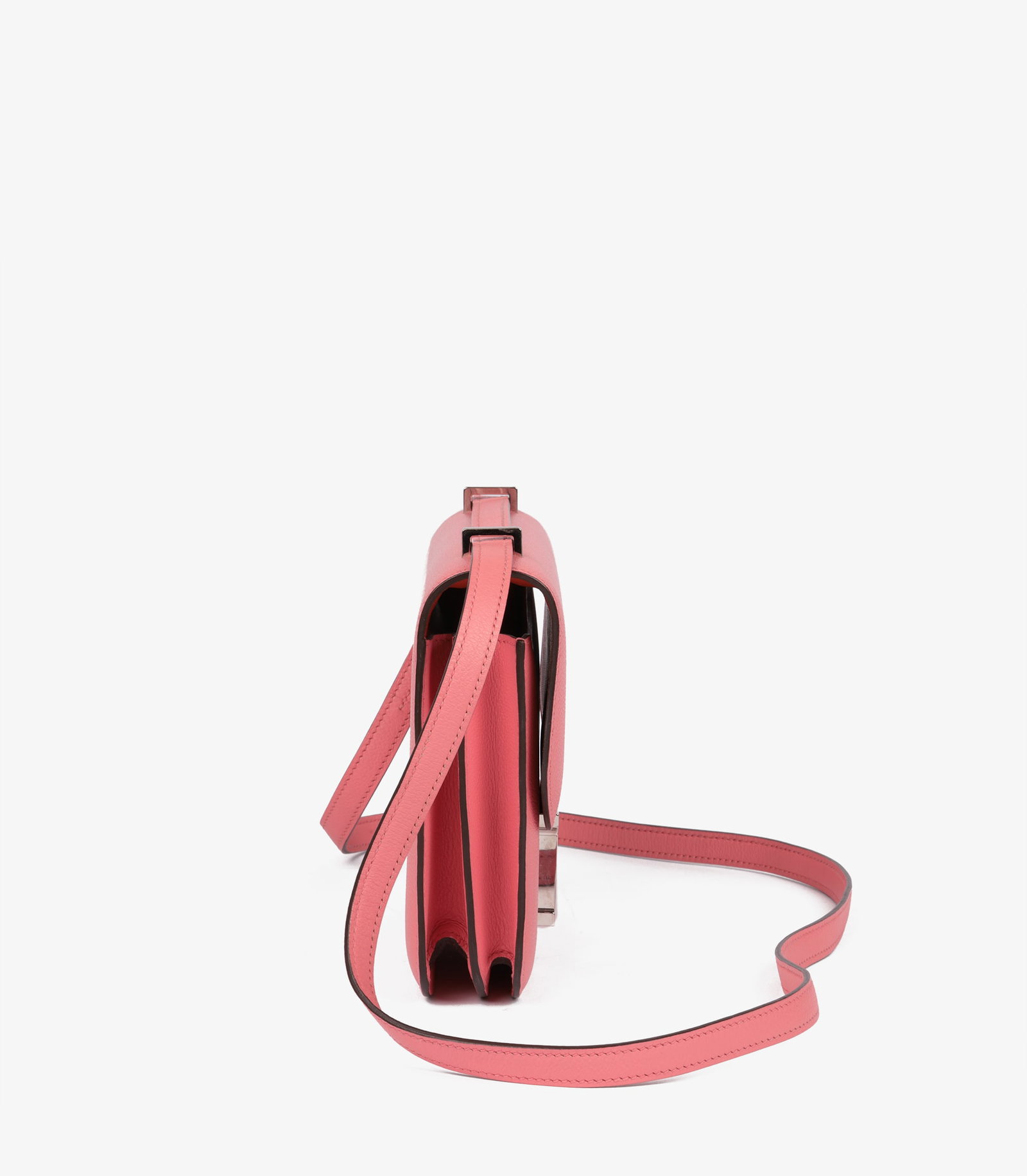 Hermès Rose D'eté & Terre Battue Evercolor Leather Verso Constance 18 Handbag - 4