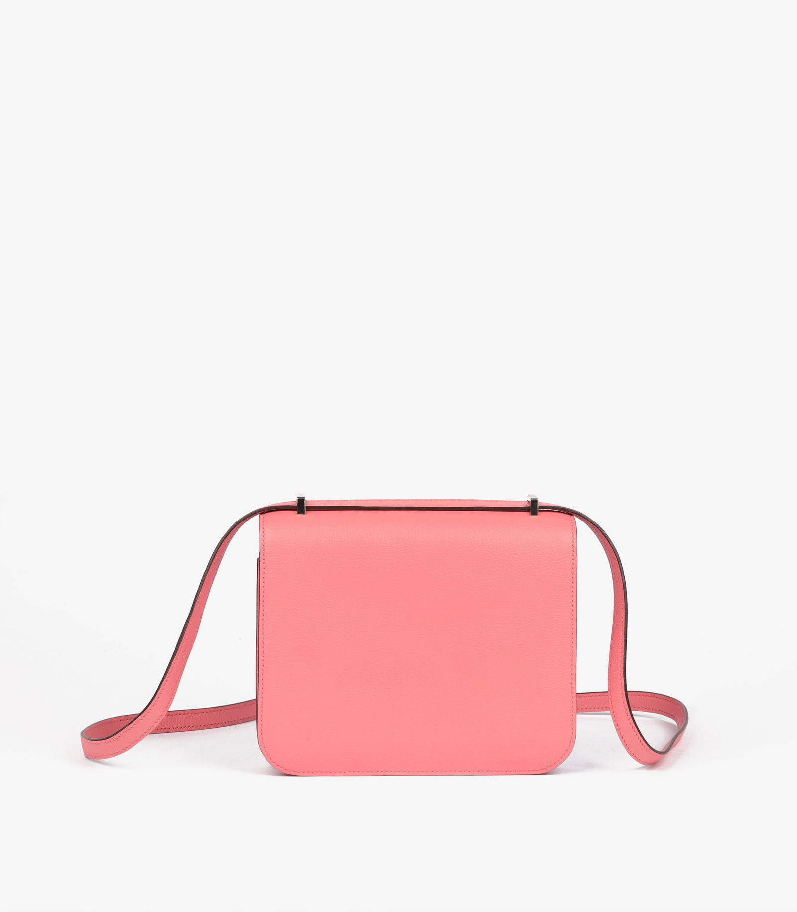 Hermès Rose D'eté & Terre Battue Evercolor Leather Verso Constance 18 Handbag - 5