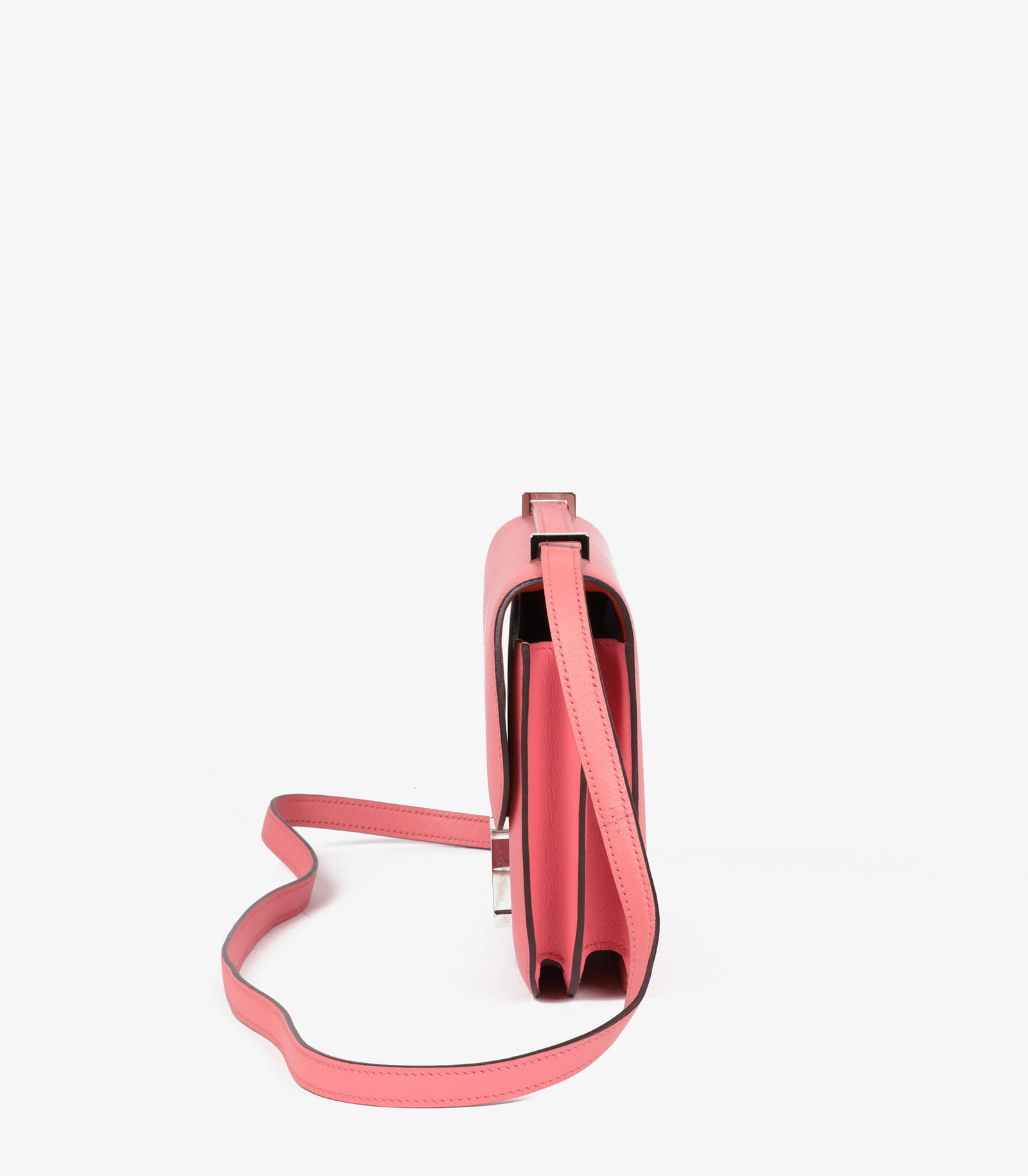 Hermès Rose D'eté & Terre Battue Evercolor Leather Verso Constance 18 Handbag - 6