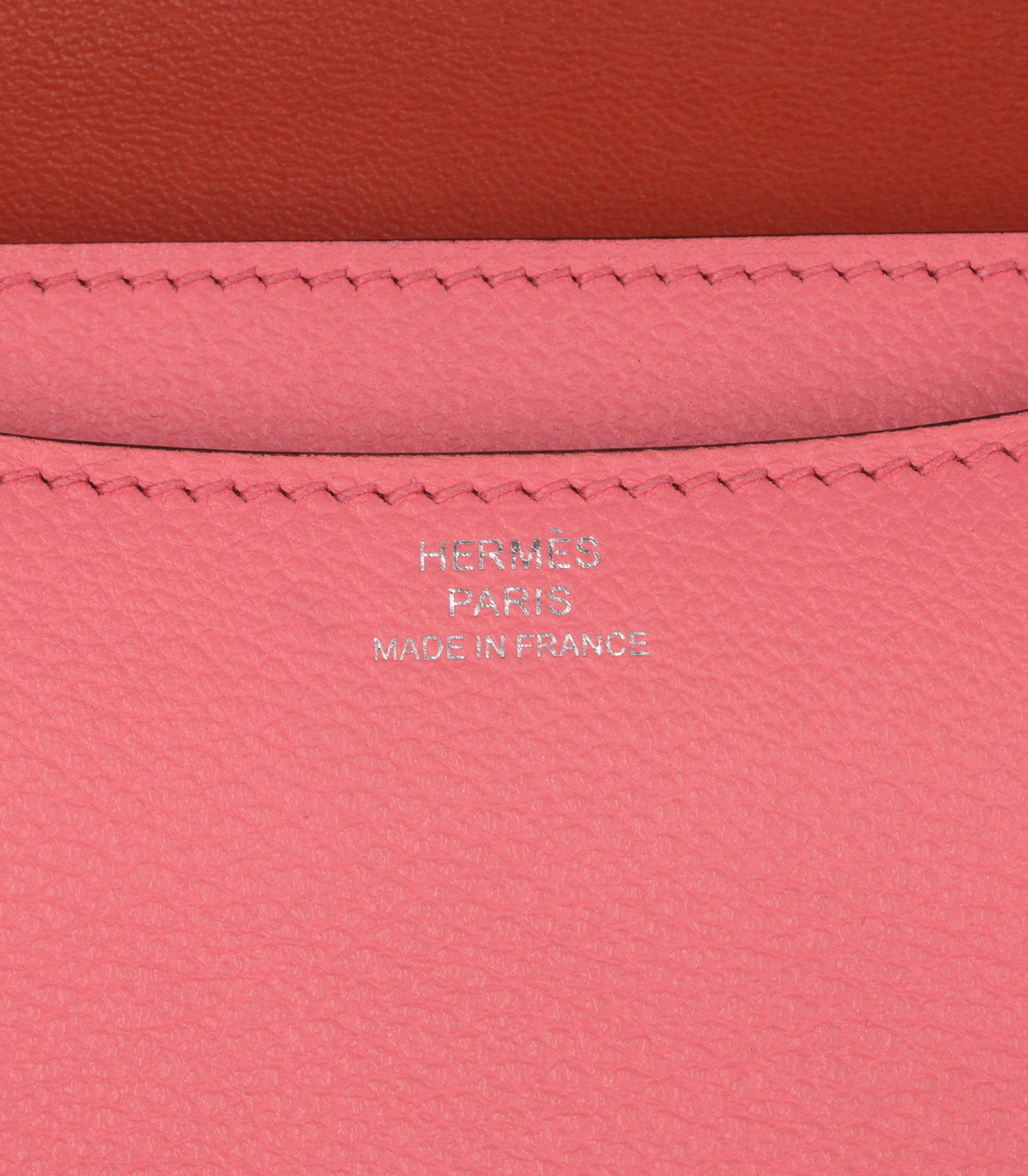 Hermès Rose D'eté & Terre Battue Evercolor Leather Verso Constance 18 Handbag - 8