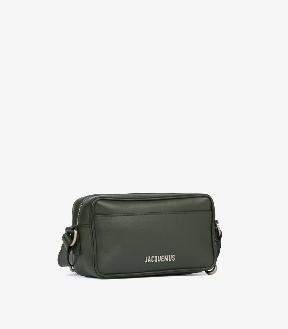 Jacquemus Dark Green Smooth Calfskin Leather Le Baneto - 3