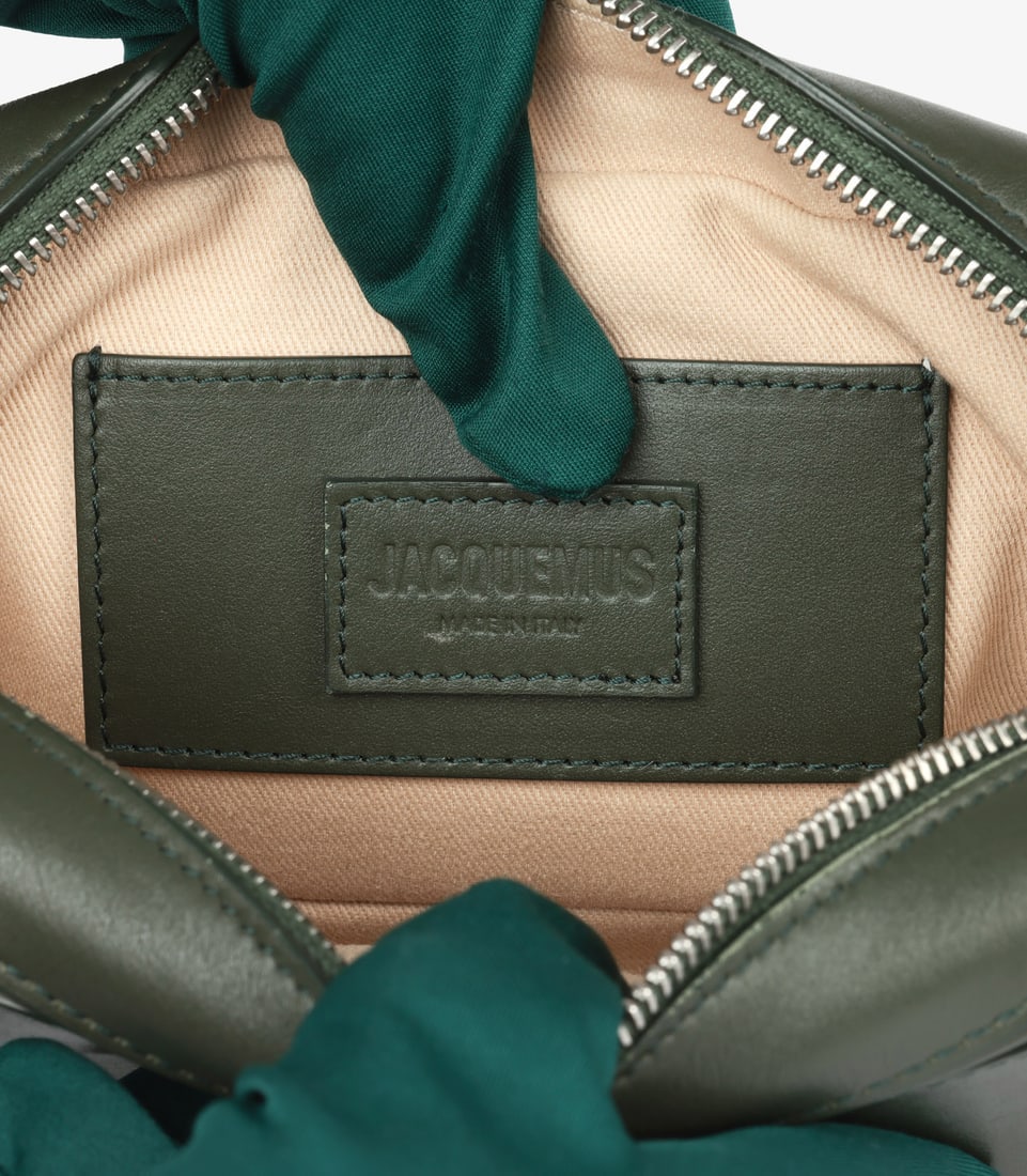 Jacquemus Dark Green Smooth Calfskin Leather Le Baneto - 8