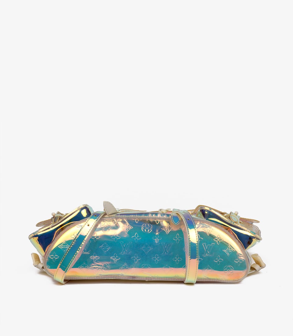 Louis Vuitton x Virgil Abloh Iridescent Monogram PVC Prism Christopher Backpack GM - 7