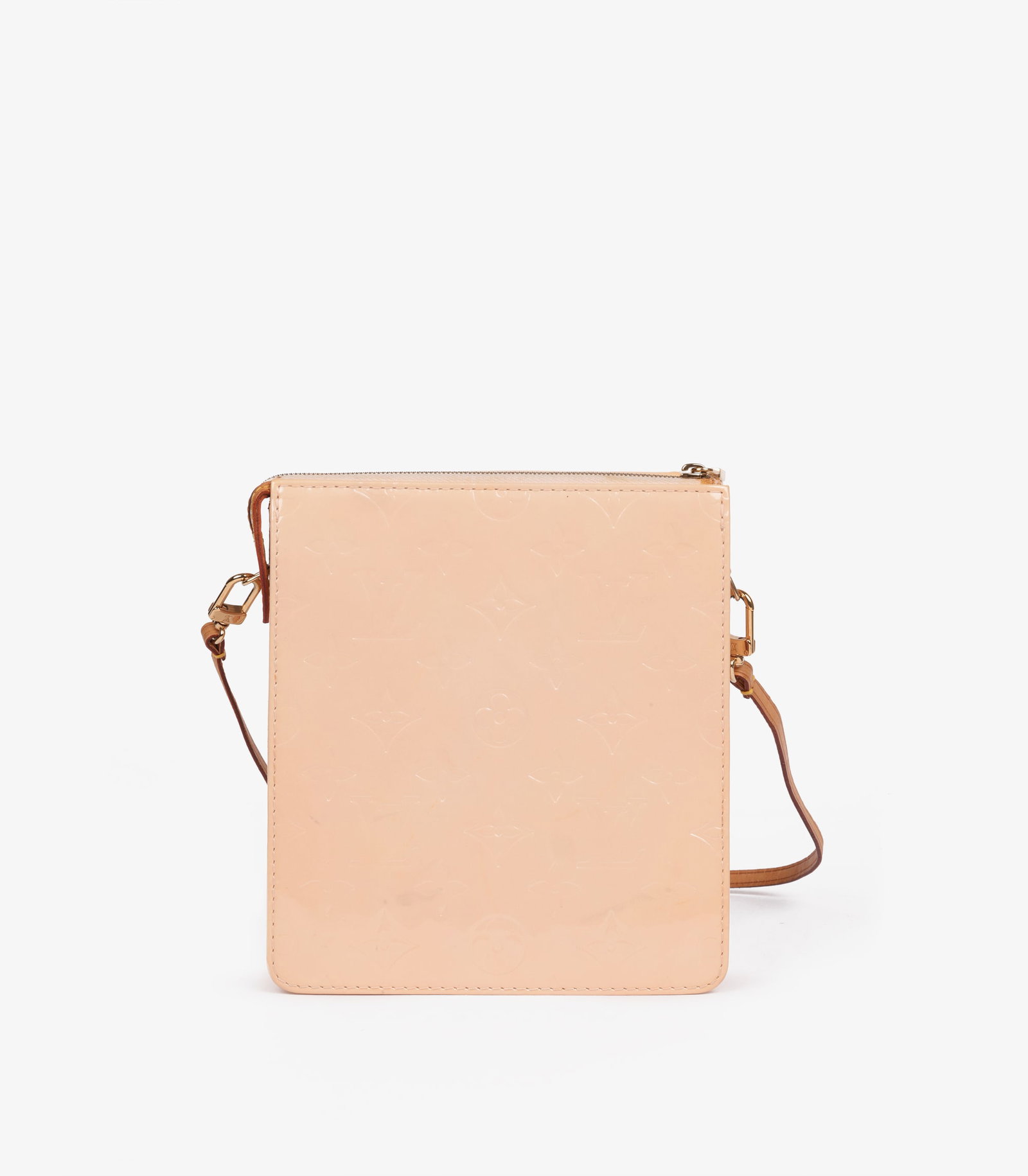 Louis Vuitton Marshmallow Monogram Vernis Leather Vintage Motto Pouch - 5