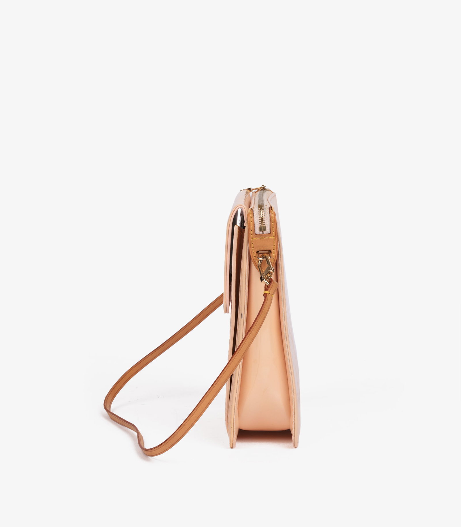 Louis Vuitton Marshmallow Monogram Vernis Leather Vintage Motto Pouch - 6