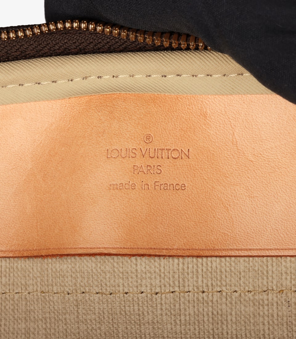 Louis Vuitton Brown Monogram Coated Canvas & Vachetta Leather Vintage Alize 50 - 8