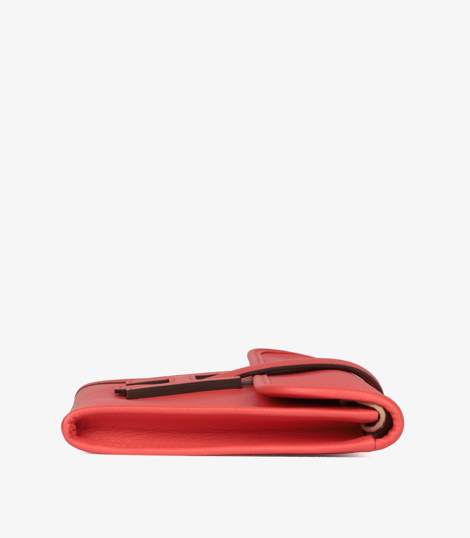 Hermès Rose Texas Evercolour Leather Jige Elan 29 Handbag - 6