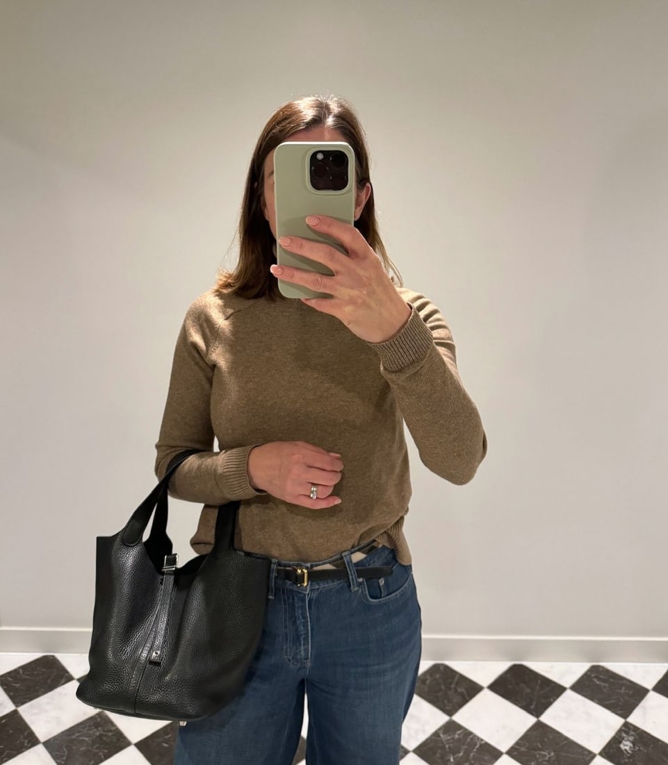 Hermès Black Clemence Leather Picotin Lock 22 Handbag - 2