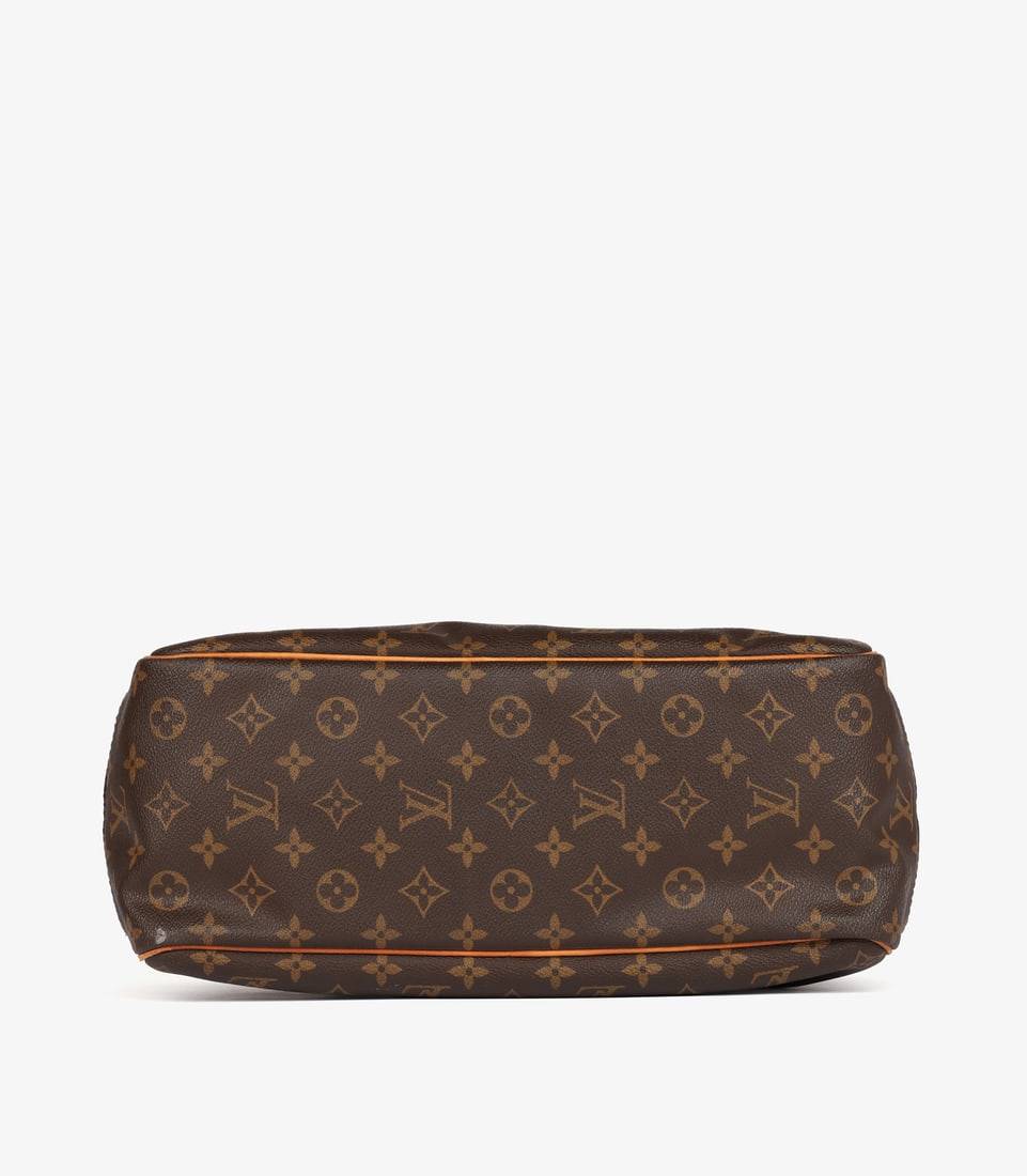 Louis Vuitton Brown Monogram Coated Canvas & Vachetta Leather Vintage Deauville - 6