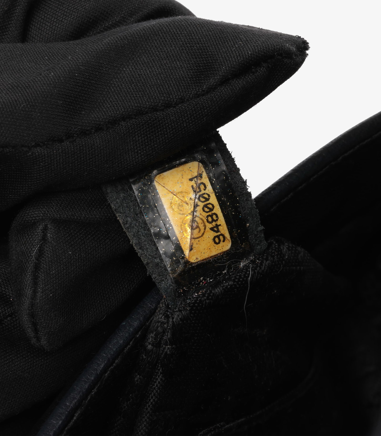 Chanel Black Lambskin Leather Chain Around Logo Pochette - 8