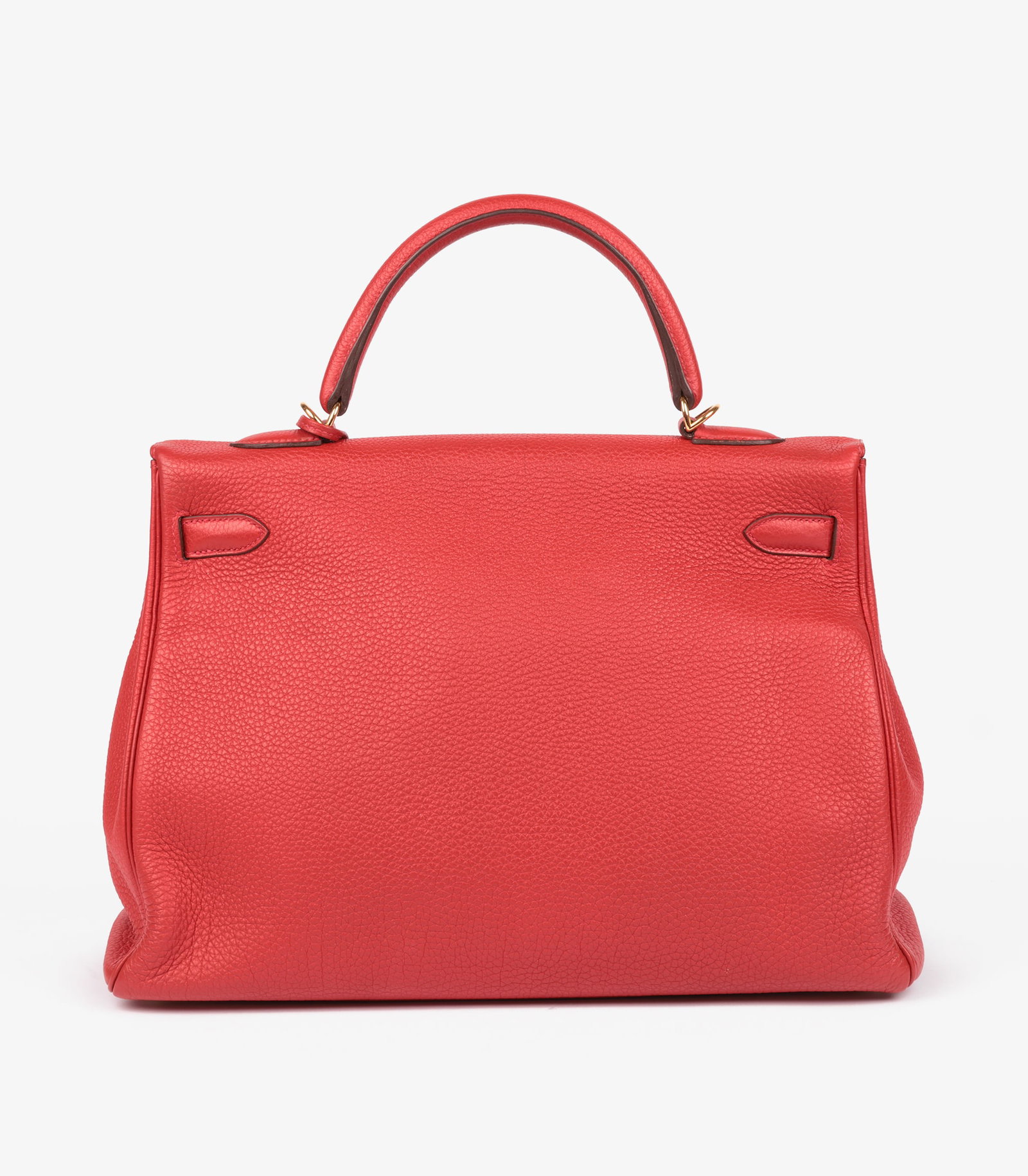 Hermès Geranium Togo Leather Kelly 35cm Retourne Handbag - 5