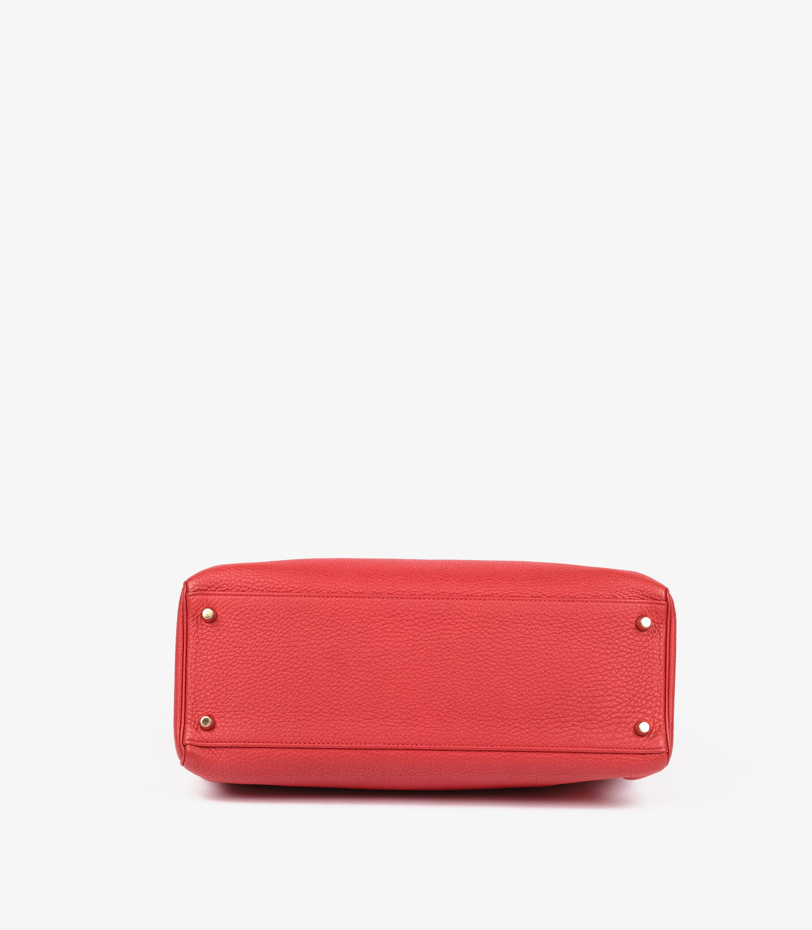 Hermès Geranium Togo Leather Kelly 35cm Retourne Handbag - 7