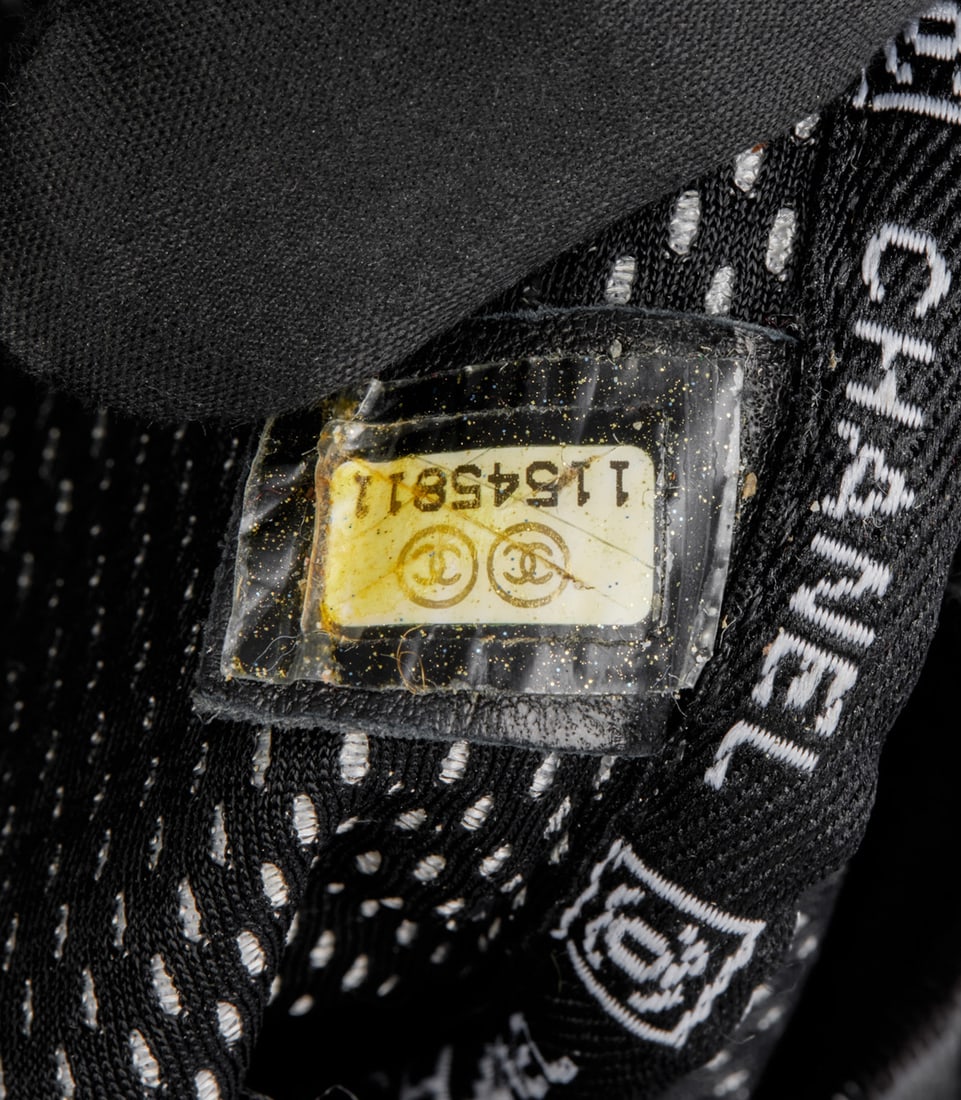 Chanel Black Vinyl & Mesh Sports Line Duffle Bag - 13